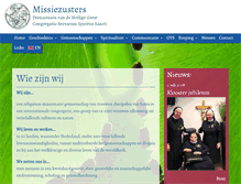 Tablet Screenshot of missiezusters.org